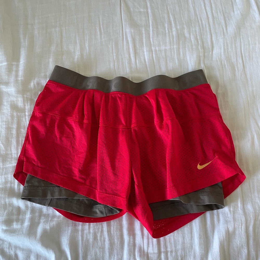 Women’s Red Nike Dri-fit shorts, size Medium